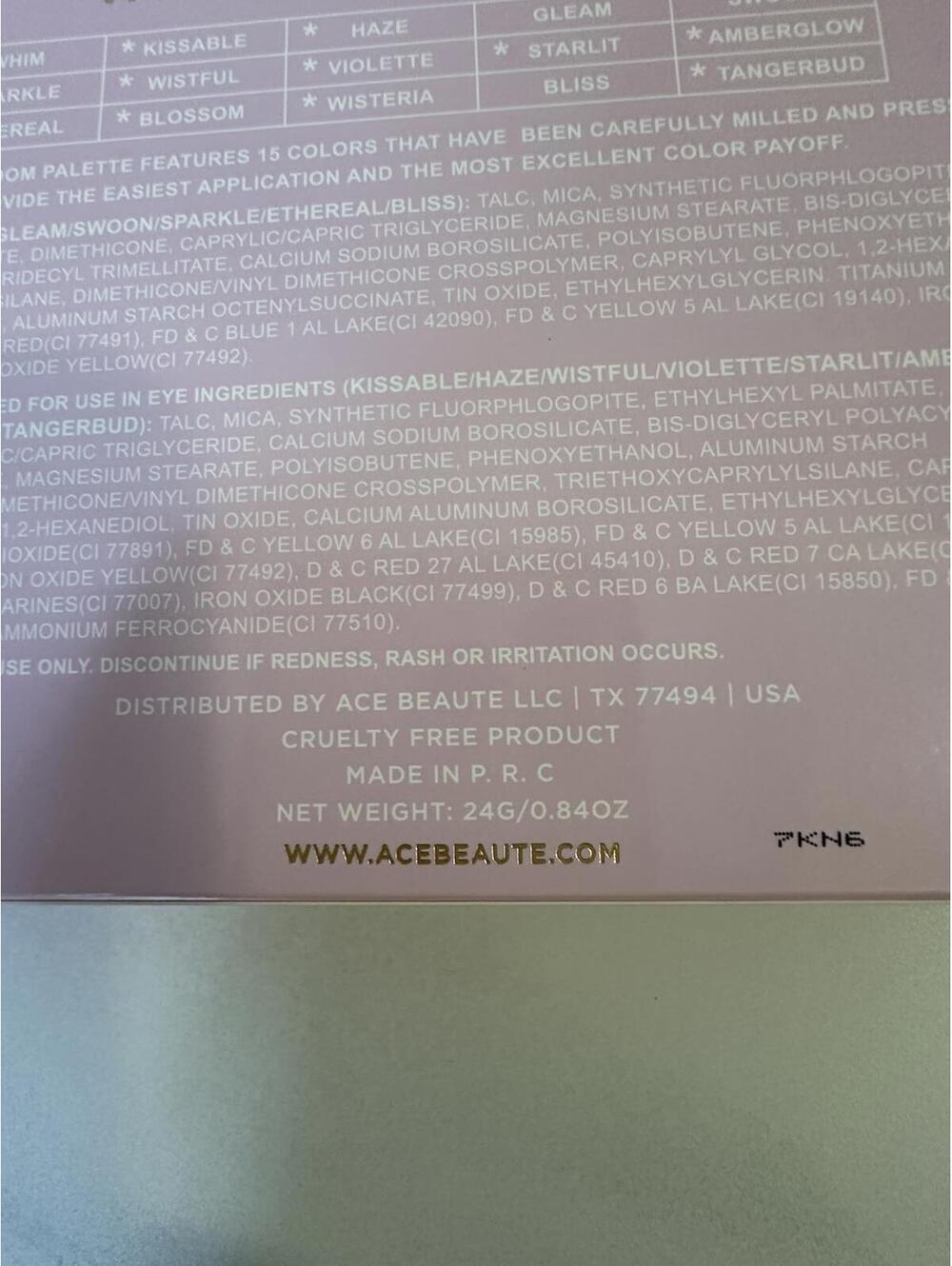 2 for $20 Ace Beaute Whimsical Bloom eyeshadow palette 0.84 oz - Picture 5 of 6